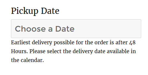 Change the labels for Delivery date & Time fields in Order Delivery Date Pro for WooCommerce - Field Note Text Checkout Page
