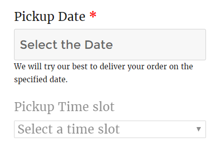 Change the labels for Delivery date & Time fields in Order Delivery Date Pro for WooCommerce - Field Placeholder Text Checkout Page