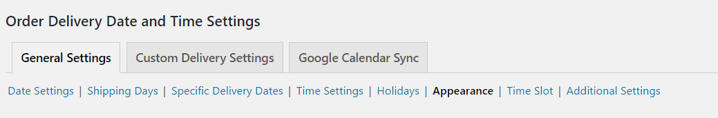Change the labels for Delivery date & Time fields in Order Delivery Date Pro for WooCommerce - General Settings