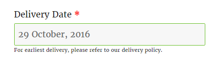Delivery Date field Mandatory 3 Set Delivery Date field as required on WooCommerce Checkout Page - Mandatory Field Checkout page