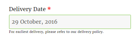 Set Delivery Date field as required on WooCommerce Checkout Page - Mandatory Field Checkout page