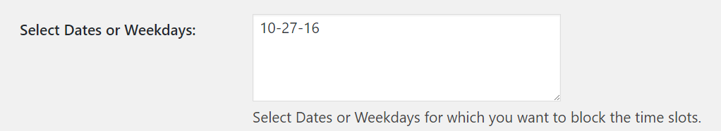 Block a time slot in Order Delivery Date Pro for WooCommerce - Select Date or Weekdays