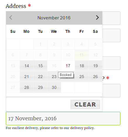 Understand the impact of WooCommerce order status change on Delivery Date - Delivery Calendar Checkout Page