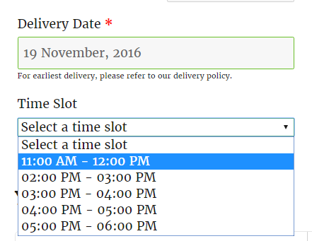 Setup minimum required time for delivery in WooCommerce - Minimum Delivery Time (in hours) for Delivery Timeslot Checkout page