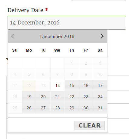 How shipping days work with next day delivery in WooCommerce - Checkout Page