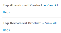 top products-Get a quick summary of Abandoned and Recovered orders from WordPress dashboard