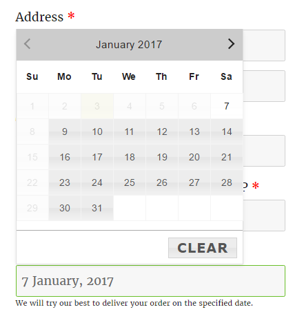 Set before and after weekday for next day cut-off time in WooCommerce - Weekday after next day cut-off time Checkout Page