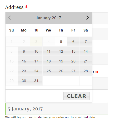 Set before and after weekday for next day cut-off time in WooCommerce - Weekday before next day cut-off time Checkout Page 