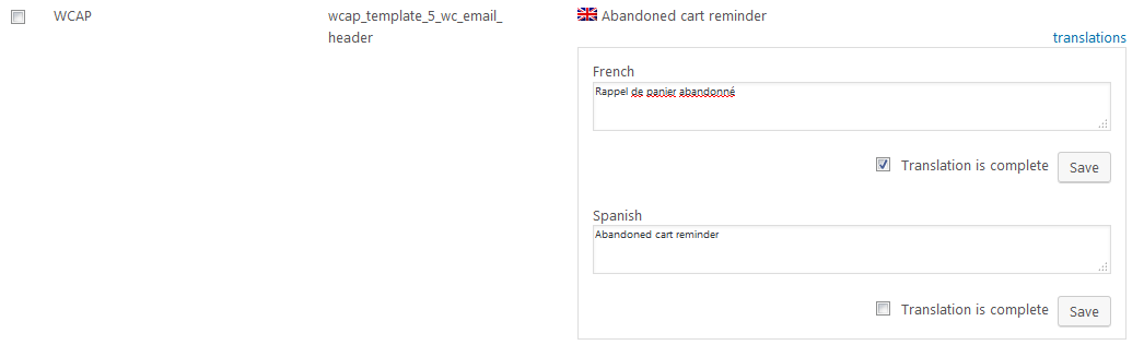 translation2 - Understanding how to send abandoned cart reminder emails in different languages using WPML plugin?