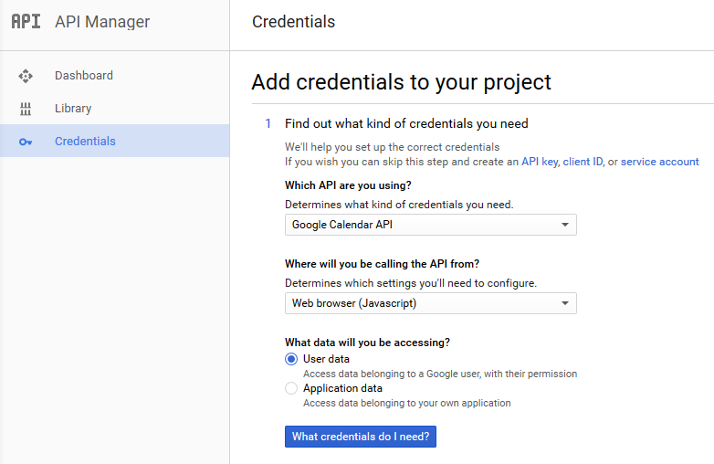 Export Bookings from WooCommerce to Google Calendar - Credential Setup