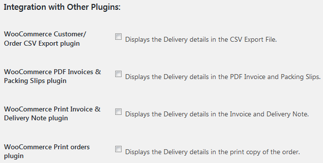 A Look at the integration of other WooCommerce plugins with Order Delivery Date