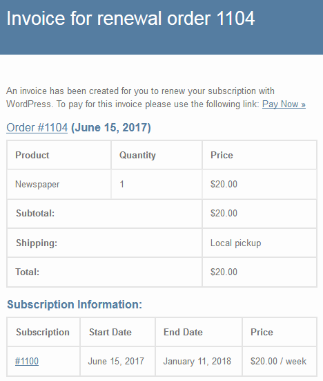 Setup Recurring Deliveries with WooCommerce Subscriptions plugin