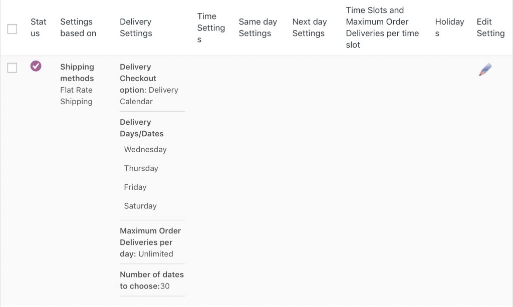 Understanding the compatibility of custom delivery settings with WooCommerce Advance Shipping plugin