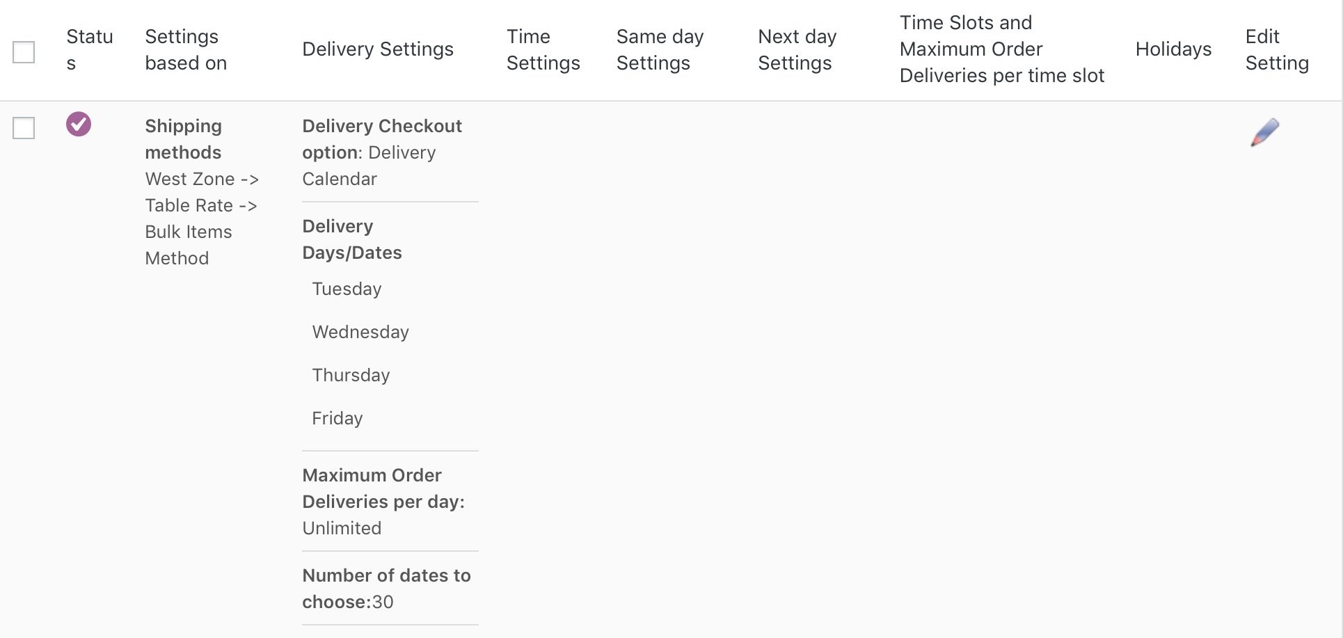 Understand the compatibility of Custom Delivery Settings with WooCommerce Table Rate Shipping plugin