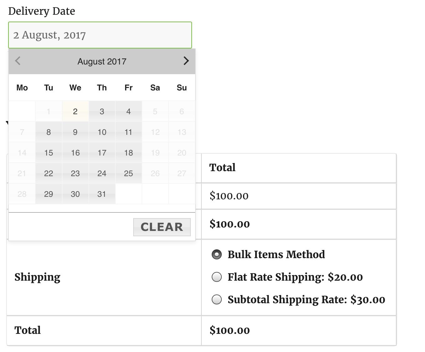 Understand the compatibility of Custom Delivery Settings with WooCommerce Table Rate Shipping plugin