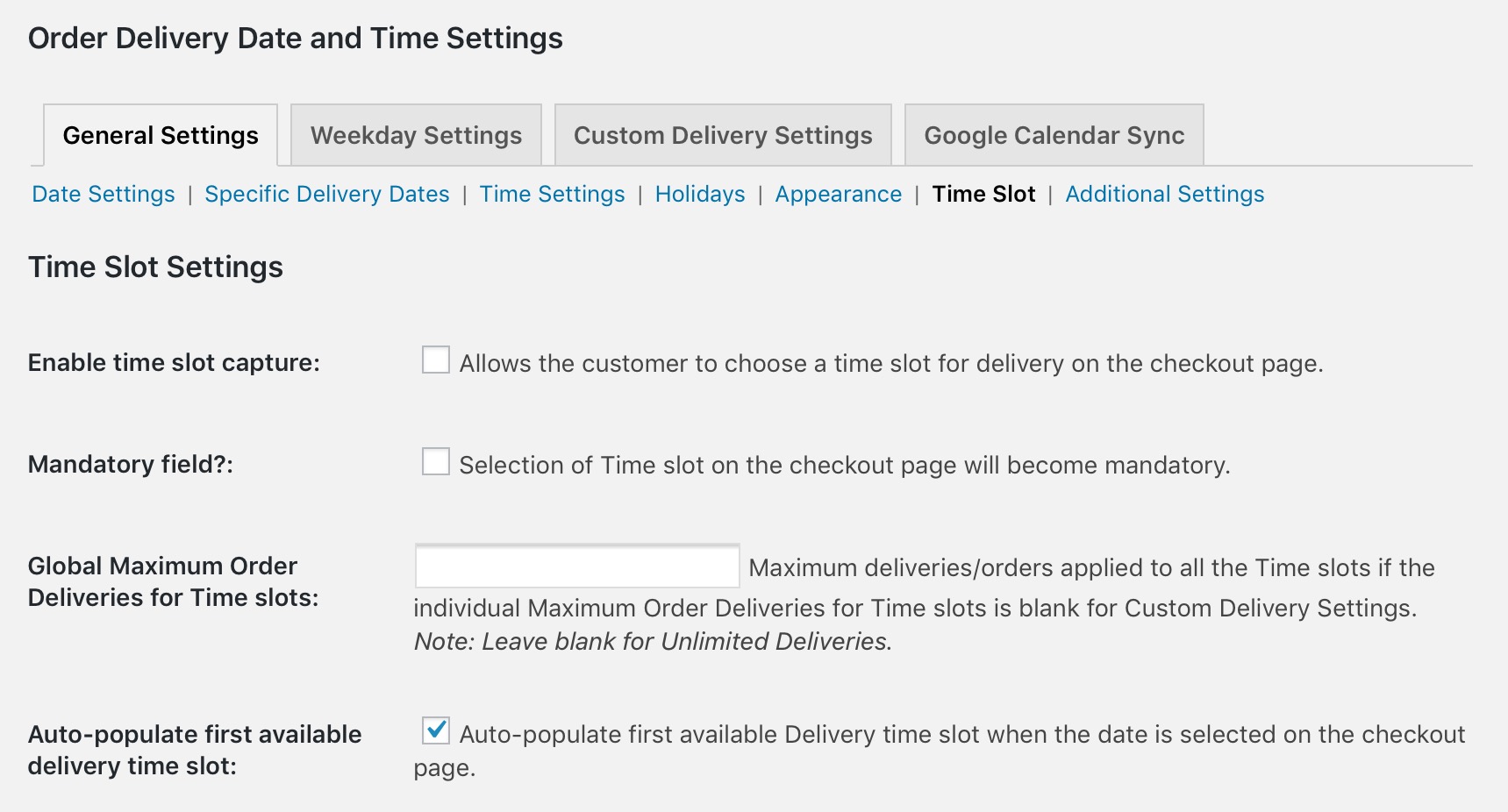 Preselects the first available Delivery date & time in Order Delivery Date Pro for WooCommerce plugin