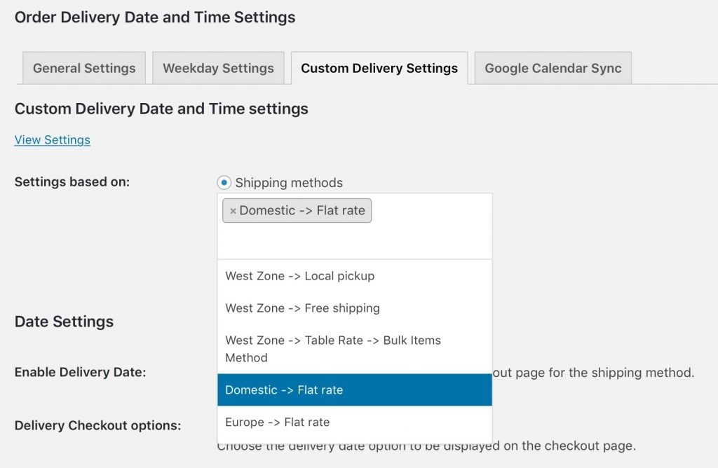 How to set delivery schedule specific to postcodes using Order Delivery Date Pro for WooCommerce plugin