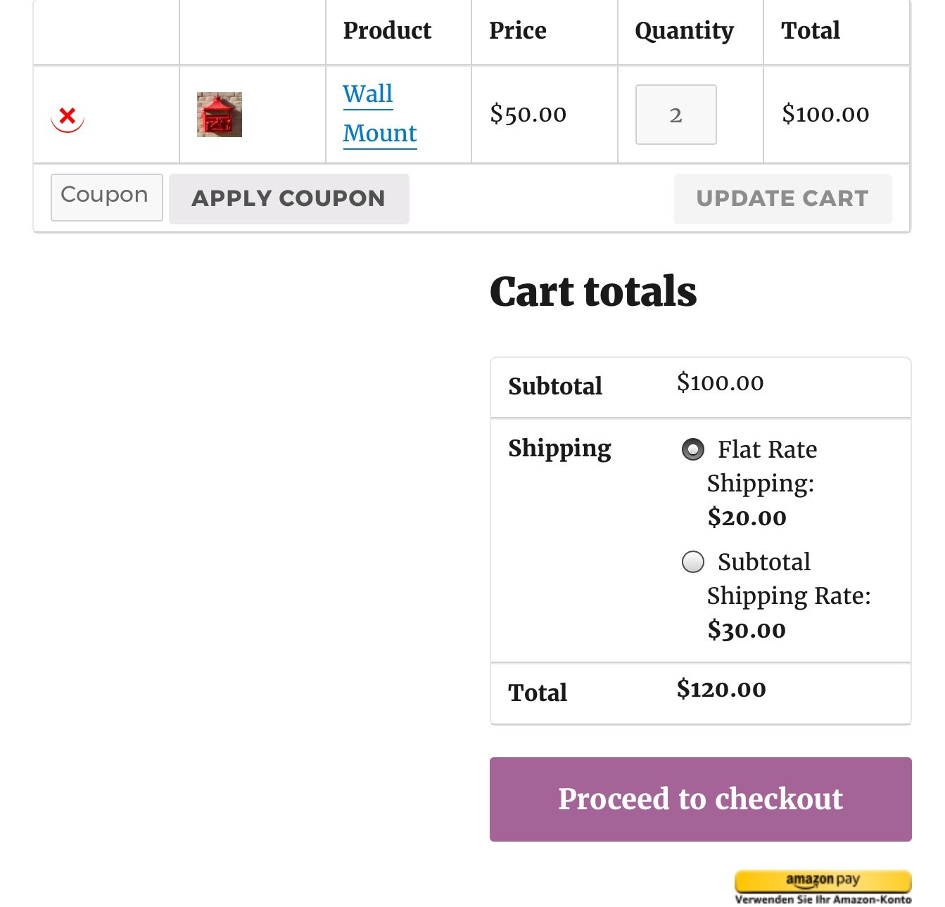 WooCommerce Amazon Payments Advanced Gateway 2 Allowing customers to choose delivery details on Amazon Checkout page