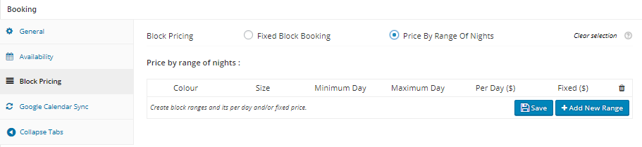 Price by ranges (Variable products) - Tyche Softwares Documentation