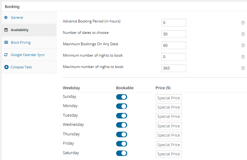 Setup Multiple Nights Booking - Variable Product - Tyche Softwares Documentation