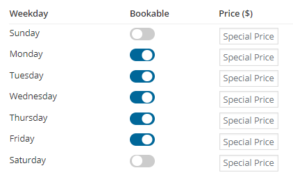 Advance Booking Period with Number of Dates to choose - Tyche Softwares Documentation