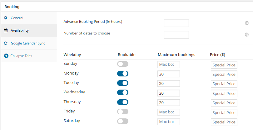 Date & Time Slot Booking - Tyche Softwares Documentation