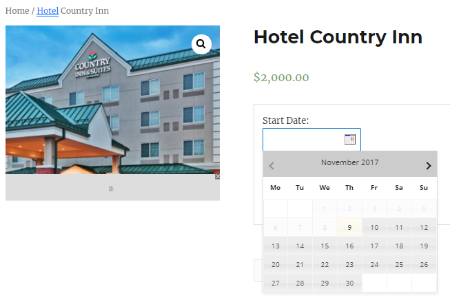Minimum Night Booking for Multiple Nights - Tyche Softwares Documentation