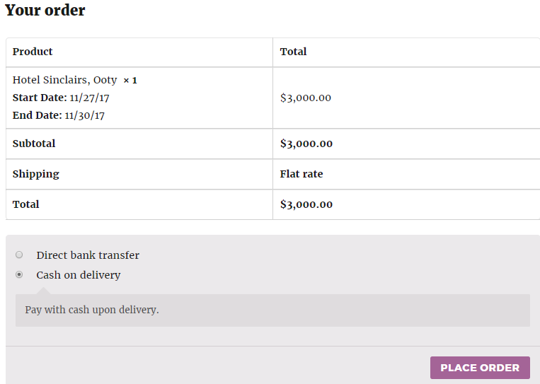 Setup Multiple Nights Booking - Simple Product - Tyche Softwares Documentation