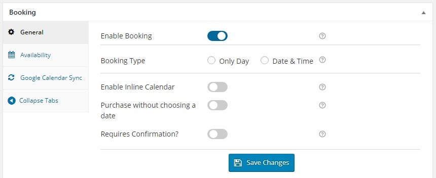 Allow the users to purchase a bookable product without selecting booking details - Tyche Softwares Documentation