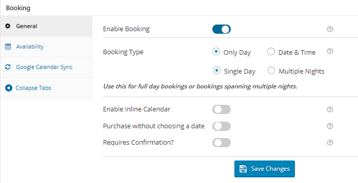 Allow the users to purchase a bookable product without selecting booking details - Tyche Softwares Documentation