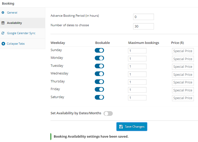 Set Bookable Products that require confirmation - Tyche Softwares Documentation