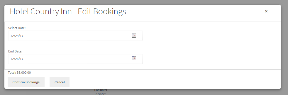 Understanding the process of Editing Bookings on Cart page and Checkout page