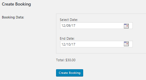 Create a manual booking for the bookable products in admin - Tyche Softwares Documentation