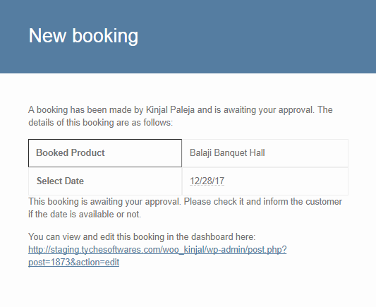 Set Bookable Products that require confirmation - Tyche Softwares Documentation