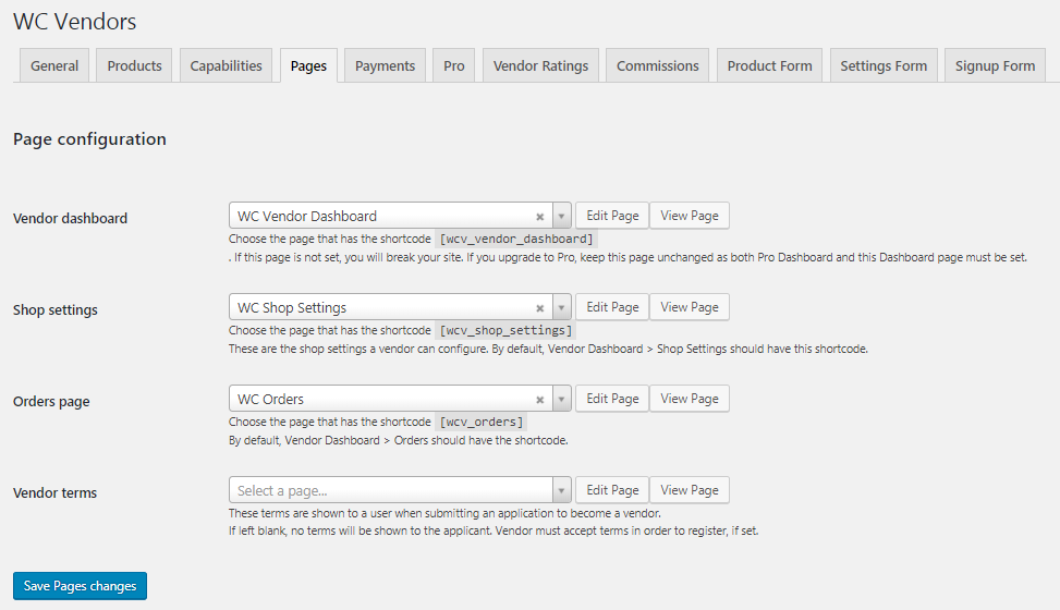 WC Vendors Pro plugin - Tyche Softwares Documentation