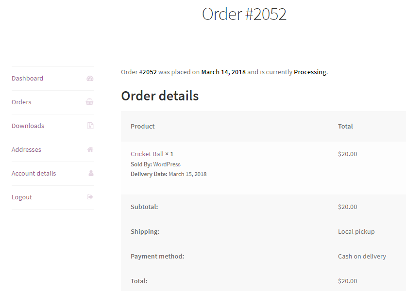 Setup Delivery Date Calendar on WooCommerce Products page - Part 1 - Tyche Softwares Documentation