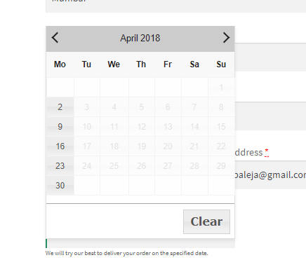 Custom Delivery Settings in combination - Tyche Softwares Documentation