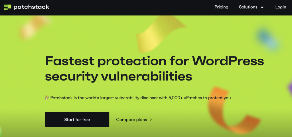Patchstack Best WordPress Security Plugin