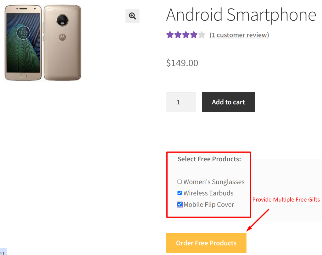 offering multiple free items with BOGO deals in WooCommerce.