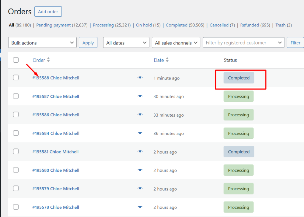 Autocomplete Orders when a coupon is used 
