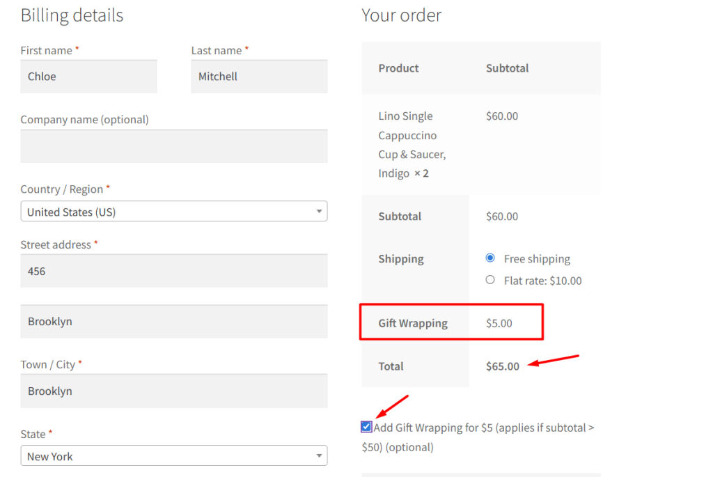 Custom Checkout Fields